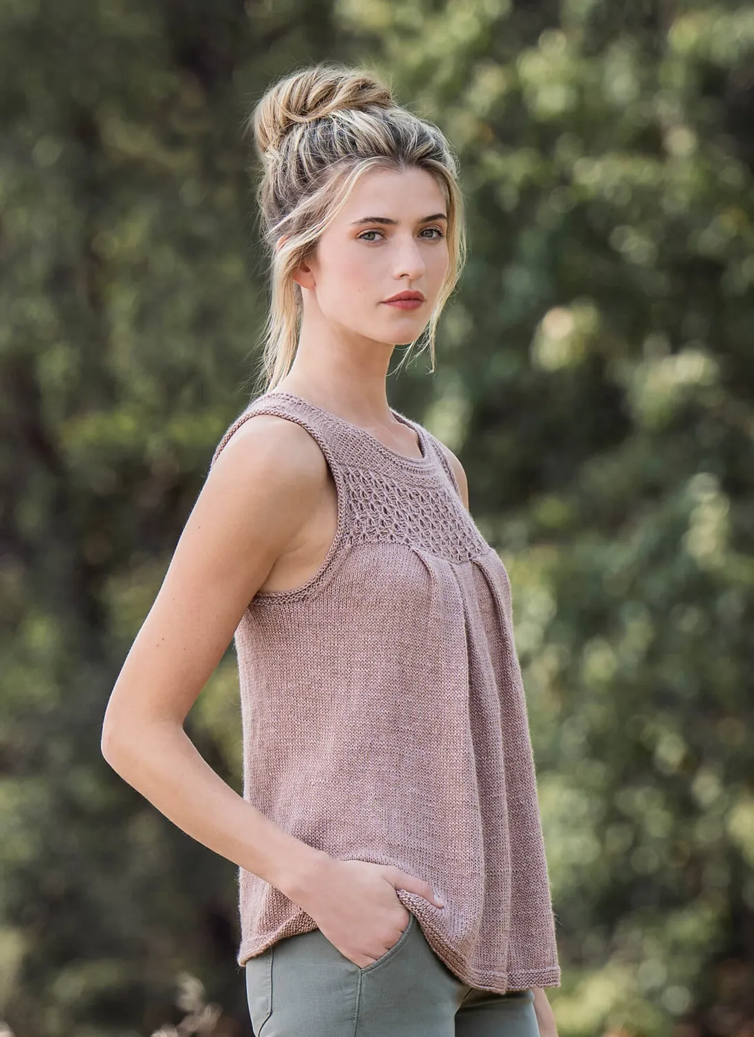 Blue Sky Fibers Classic Shoreline Tank Strickanleitung Top
