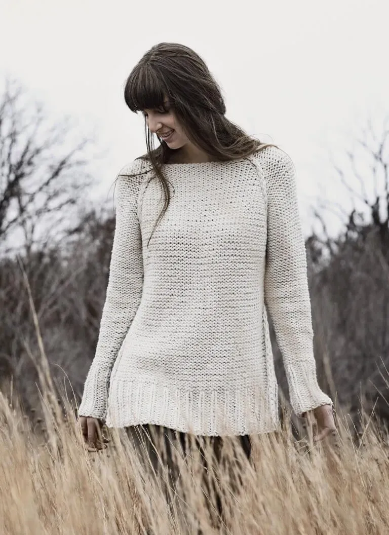 Blue Sky Fibers Classic Series Pine Island Pullover Strickanleitung