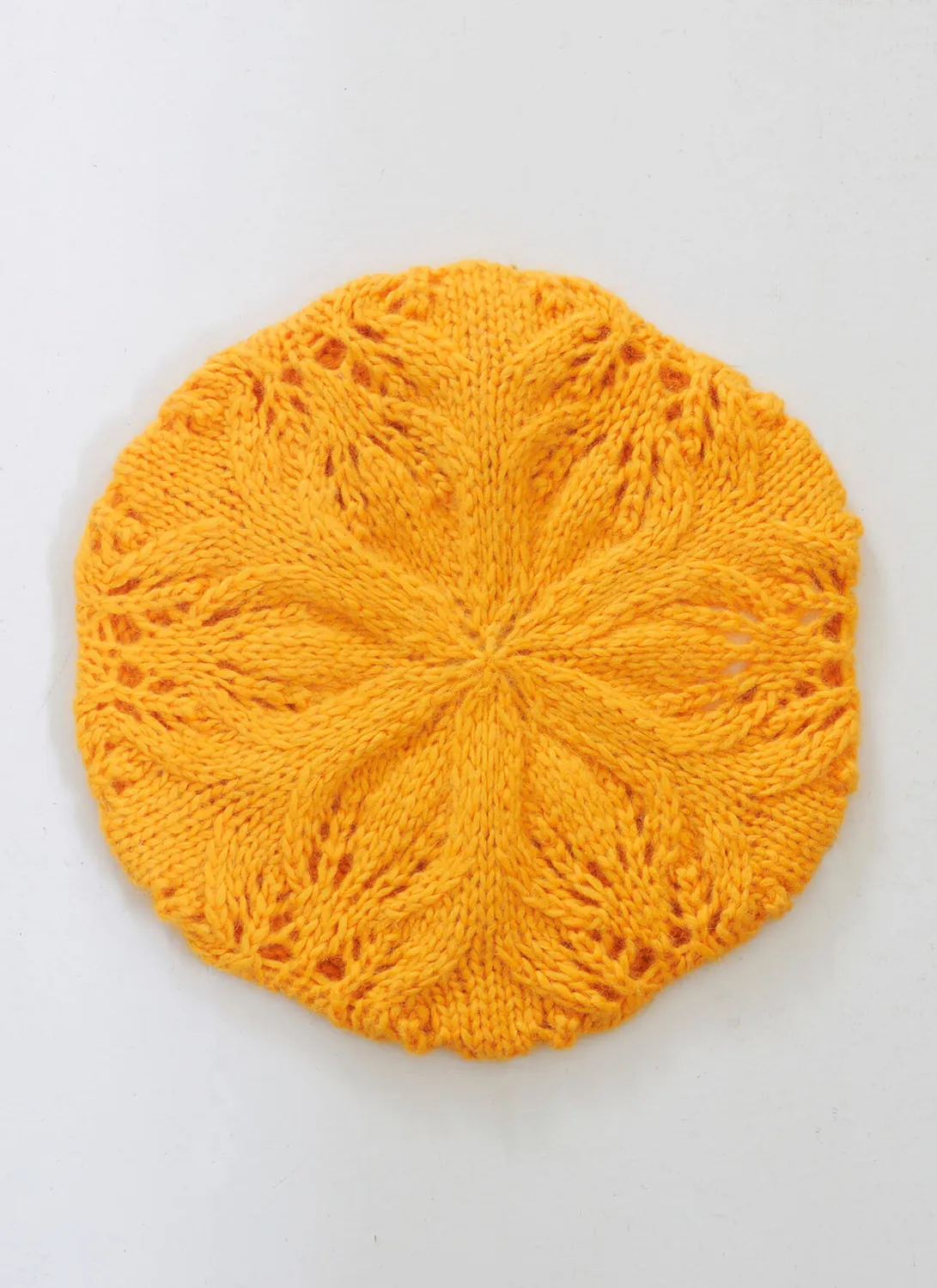 Blue Sky Fibers Classic Series Café Beret Strickanleitung CB3 Spitze