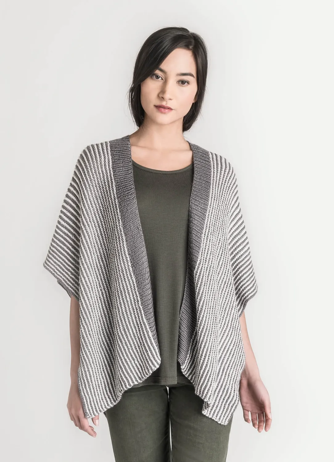 Blue Sky Fibers Classic Esko Wrap Strickanleitung Tuch Seide