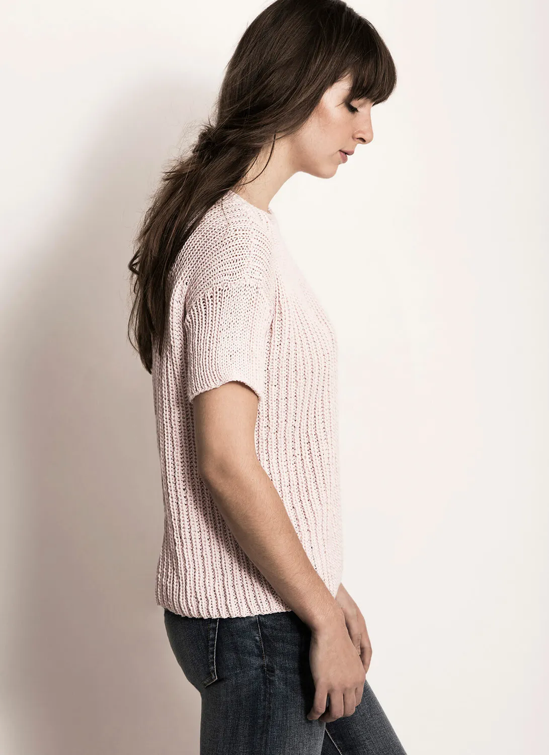 Blue Sky Fibers Classic Series Ashby Tee Strickanleitung Baumwolle