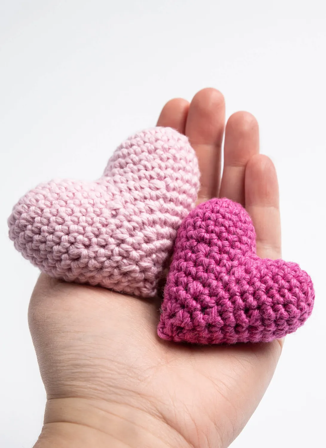 Blue Sky Fibers Sweet Hearts Häkelanleitung Deko 2 Größen
