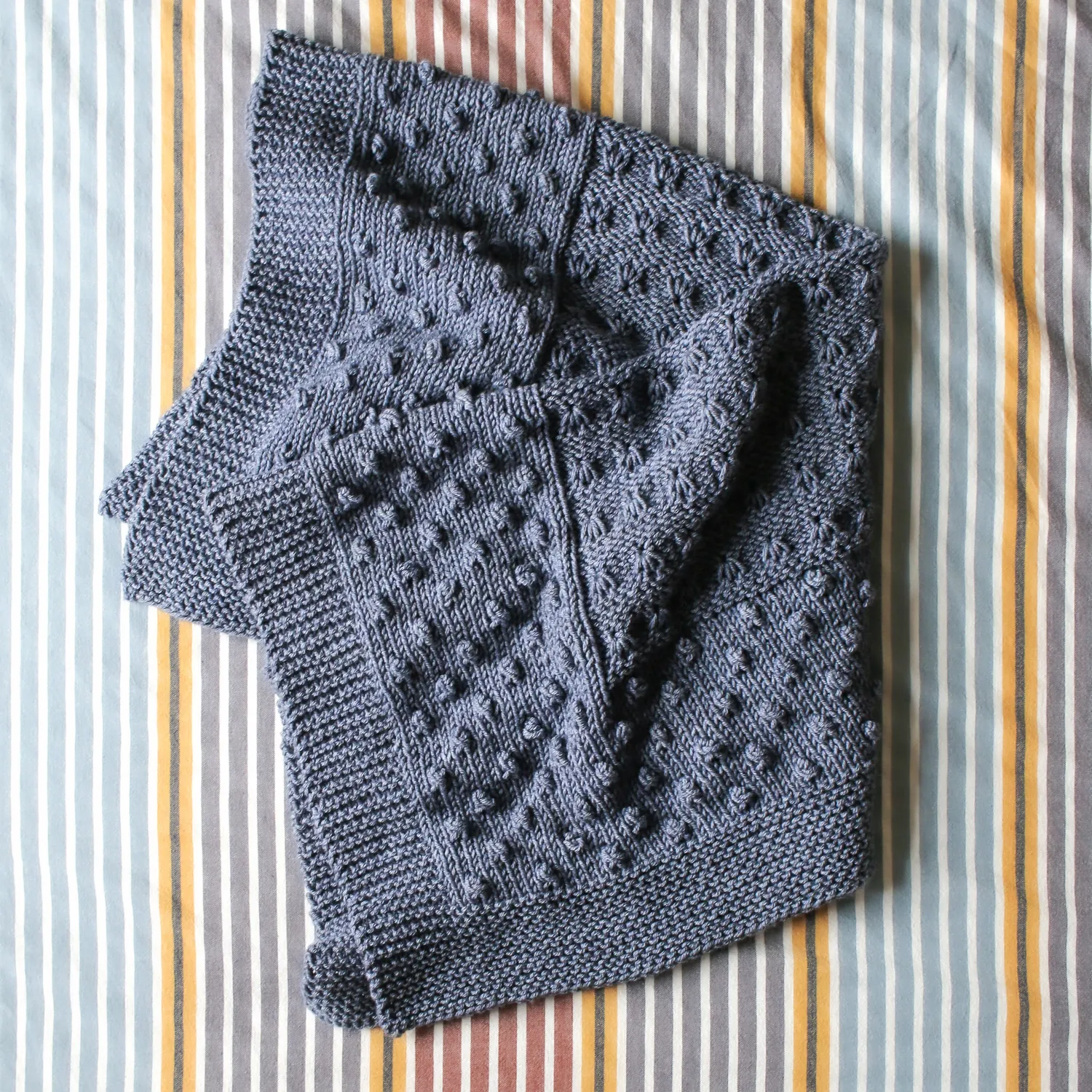 Madelinetosh Fairy Lights Blanket PDF Strickanleitung Babydecke