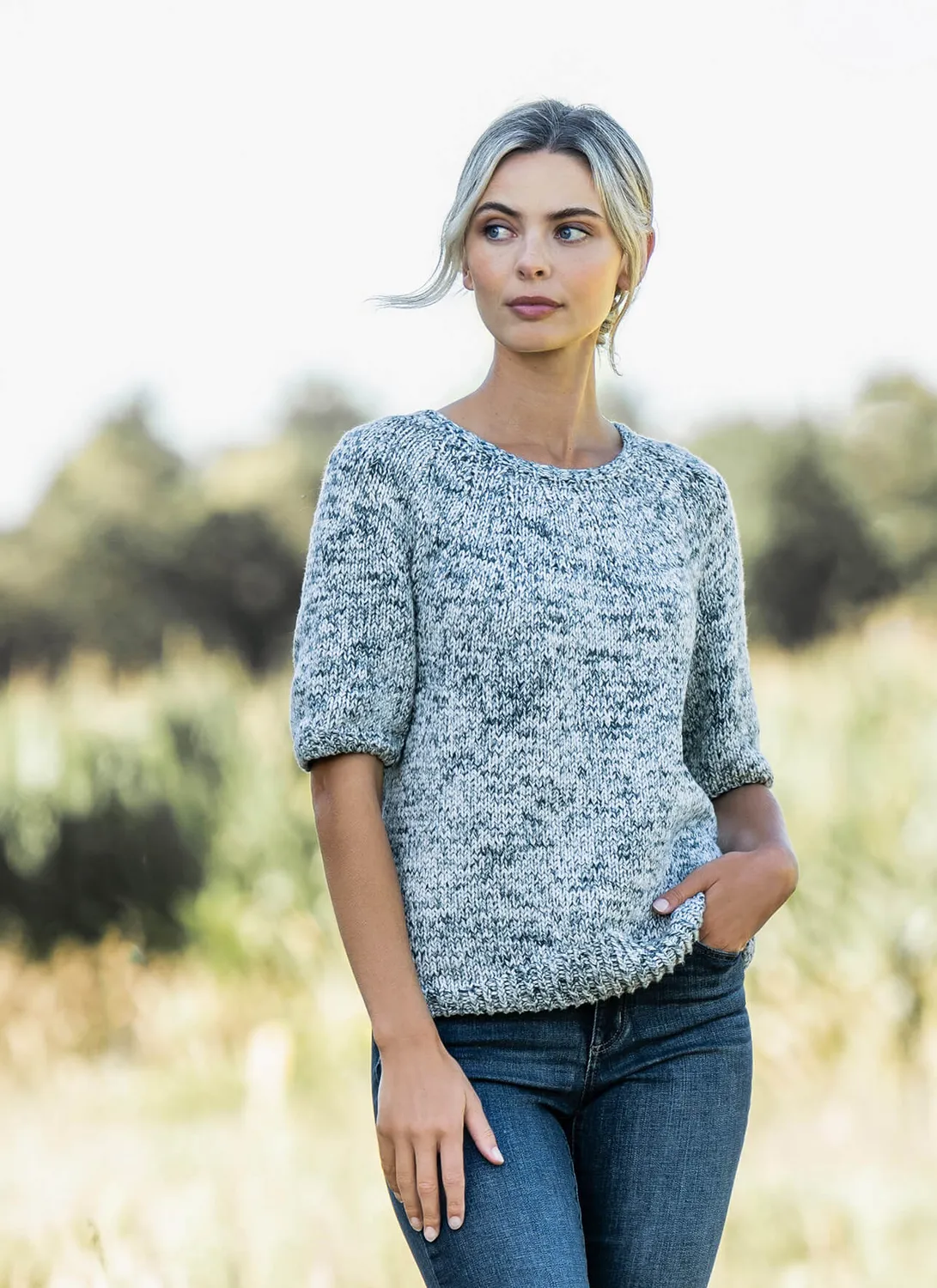 Blue Sky Fibers Lakewood Tee 202320 Strickanleitung Baumwolle