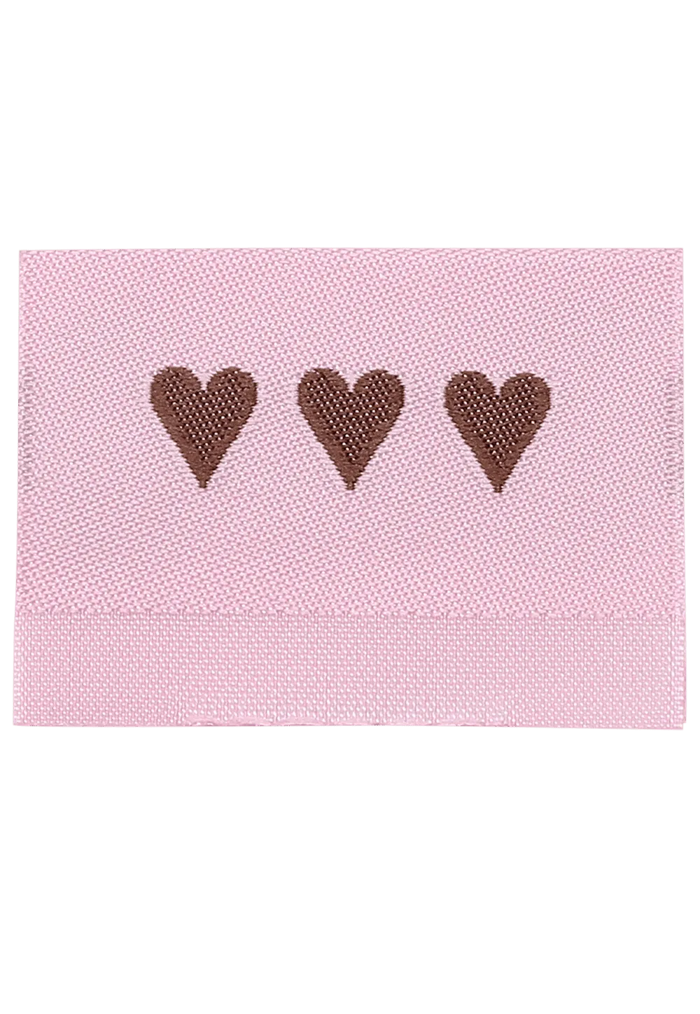 Go Handmade Made by moster Weblabel 35x19 mm pink 10 Stück