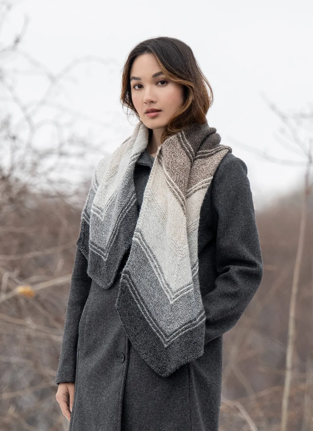 Blue Sky Fibers Ingalls Wrap Strickanleitung Tuch Alpaka