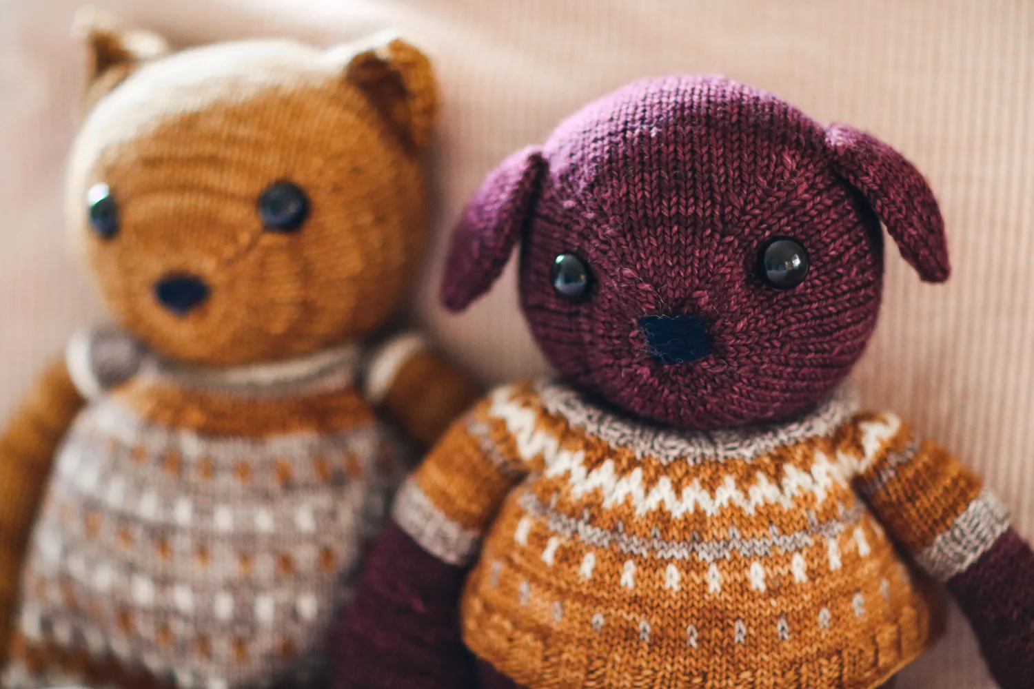 Madelinetosh Pip & Pepper Strickanleitung PDF Katze Hund