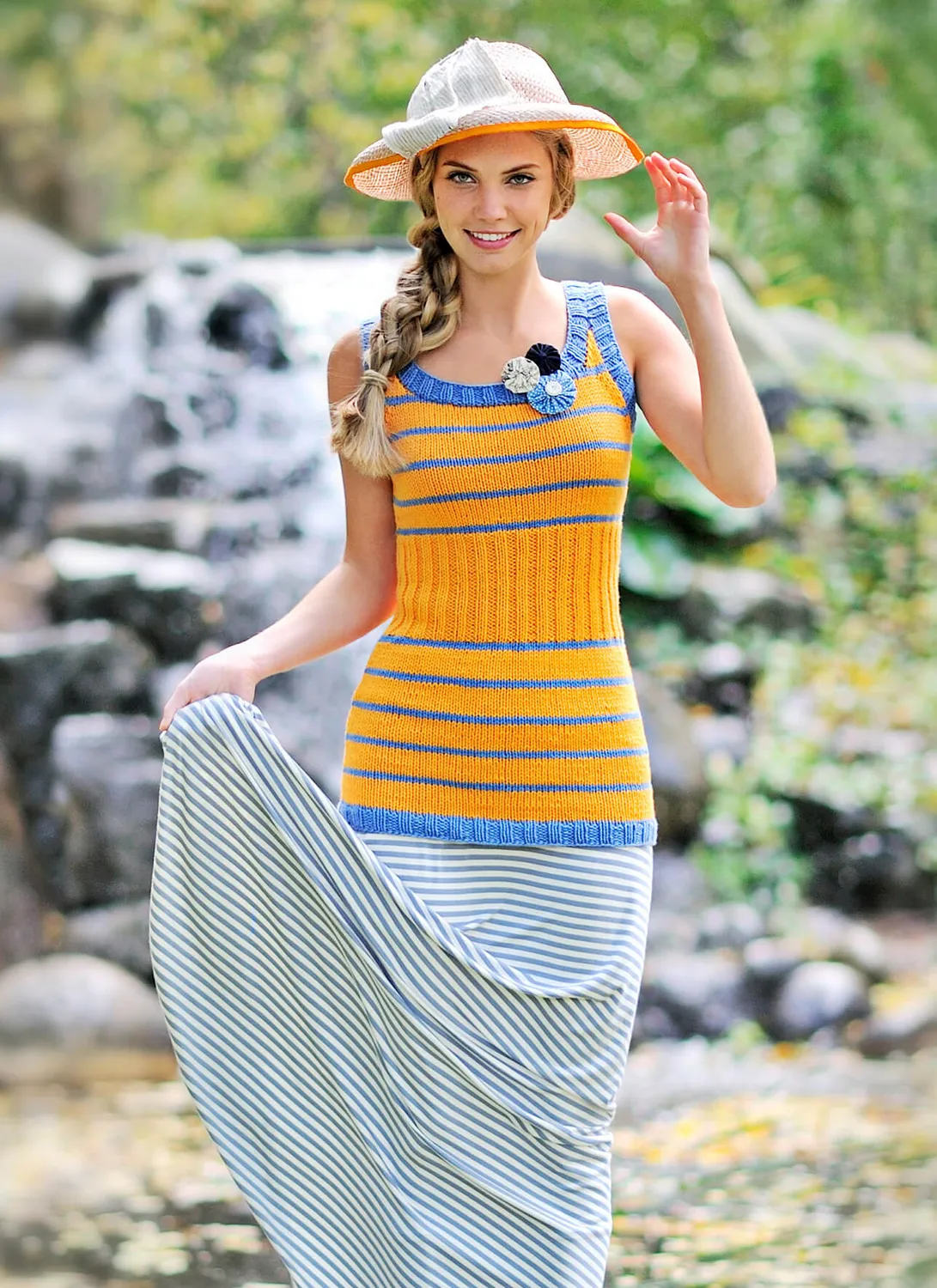 Blue Sky Fibers Classic Esther’s Tunic Strickanleitung Top 9520