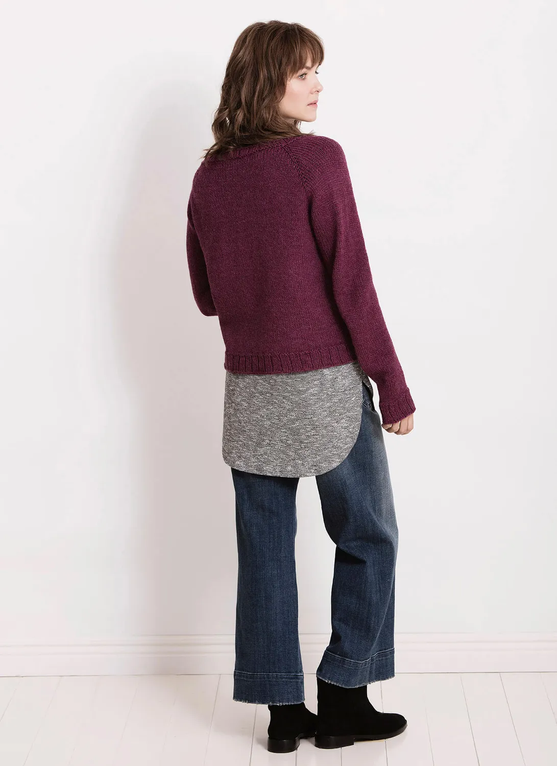 Blue Sky Fibers Cromwell Pullover Strickanleitung Top-Down