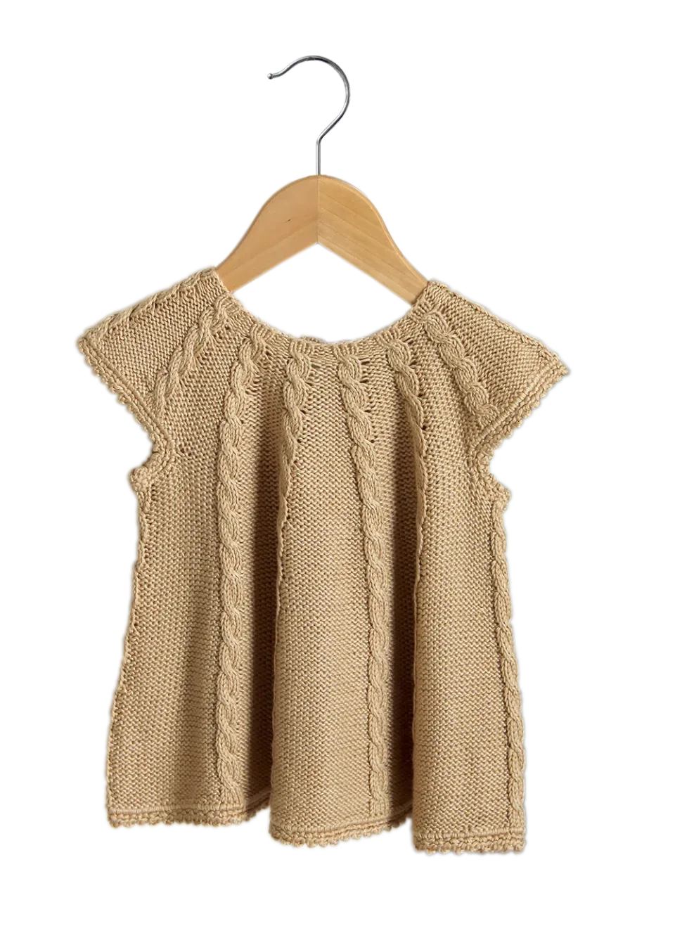 Go Handmade Soft Cable Kleid Strickanleitung 3-6 Monate