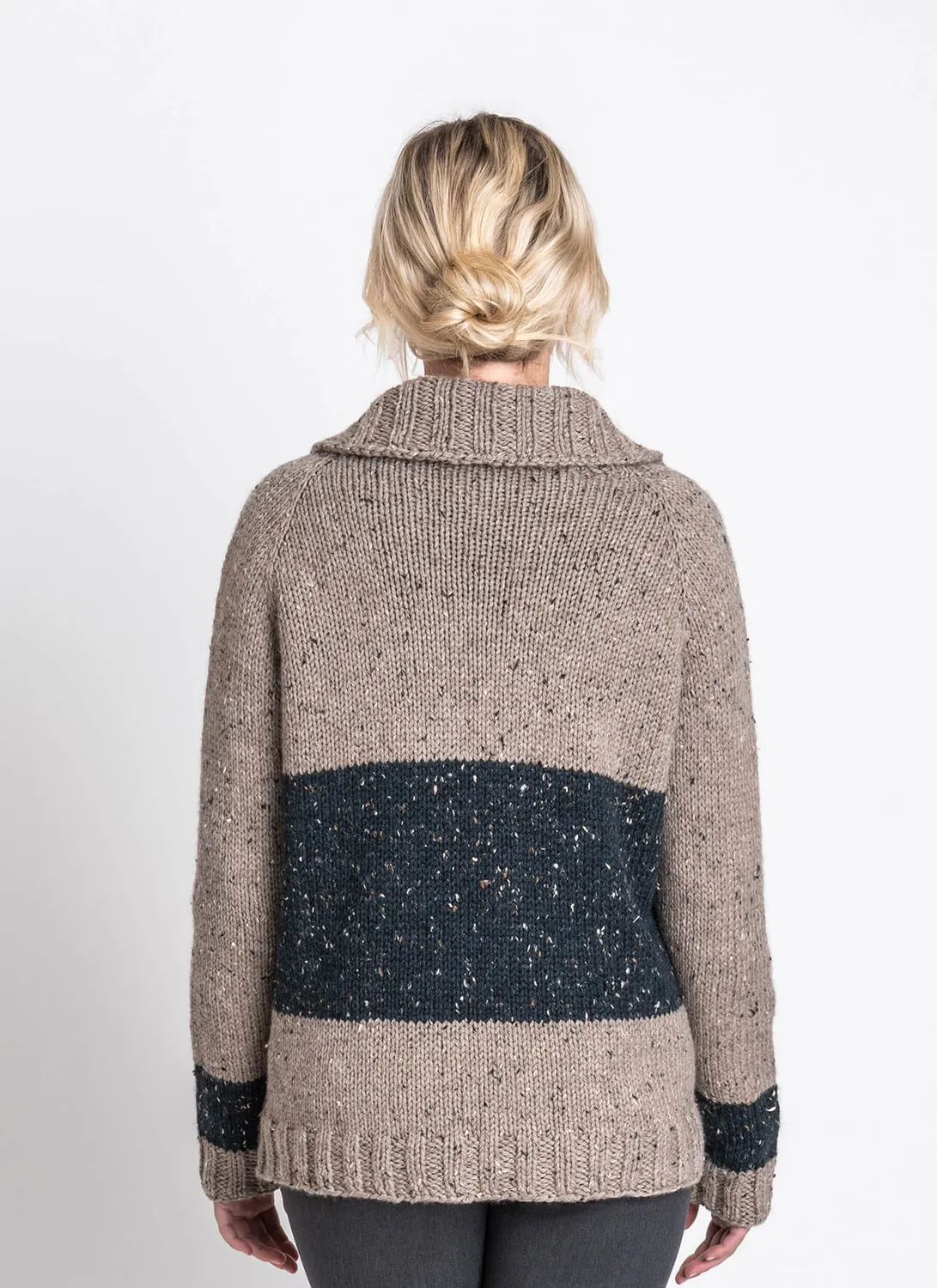 Blue Sky Fibers Classic Series Salt Lake Cardigan Strickanleitung Unisex
